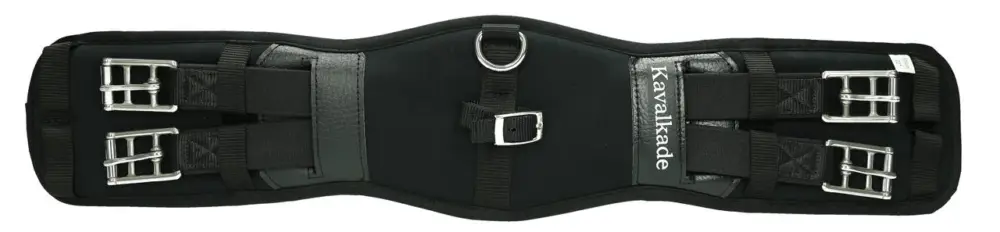 Kavalkade Sattelgurt Memofoam schwarz, 125 cm Letzte Chance