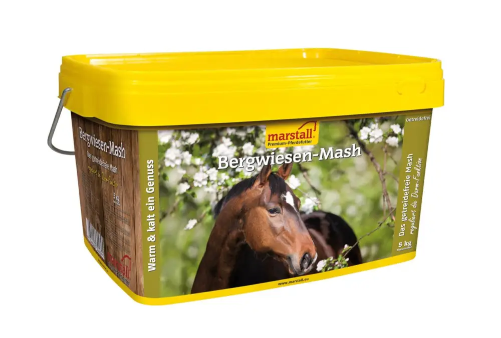 Begrenztes Angebot marstall Bergwiesen-Mash 5 kg Eimer