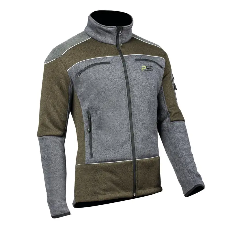 PSS X-treme Arctic Faserstrickjacke anthrazit/oliv, L Top-Angebot