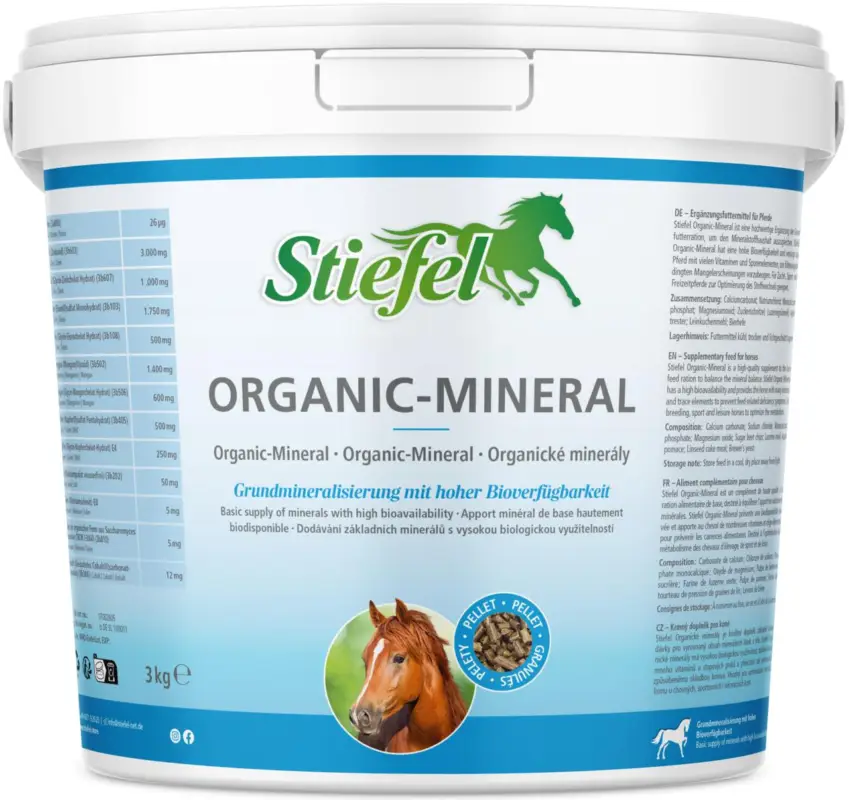 Stiefel Mineralfutter Organic-Mineral 3 kg Abverkauf