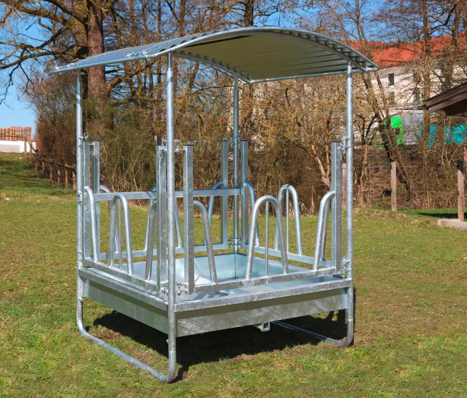 Kerbl Viereckraufe HOBBY 1,5 x 1,5 x 2,4 m Preis Gesenkt