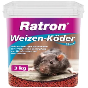 Frunol Delicia Ratron Weizenköder - 29 ppm -3 kg Eimer Neue Kollektion