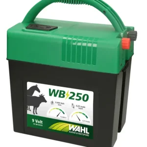 Ausverkauf WAHL-FENCE WB 250 - 9 V-Batterie Weidezaungerät