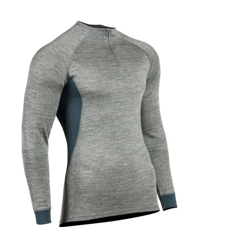 Top-Seller PSS Merino-Funktionsshirt X-treme Merino blau/grau, XXXL