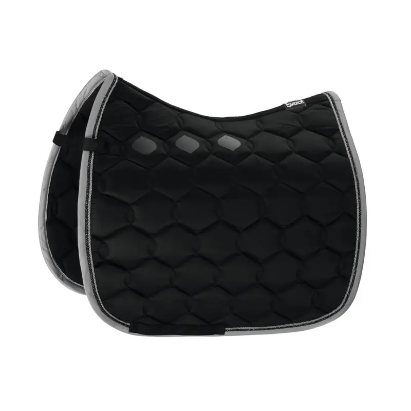 Finale Aktion Eskadron Schabracke Glossy Wave Contrast schwarz, Pony Dressur