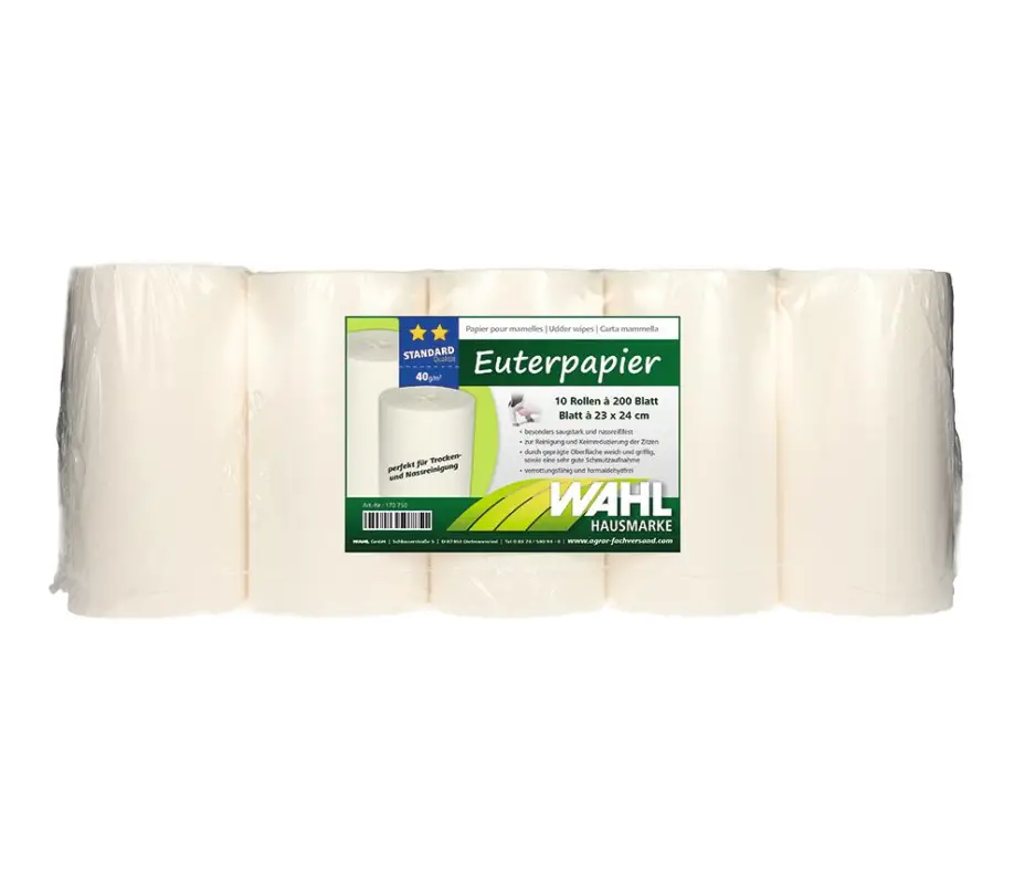 Sofort Bestellen WAHL-Hausmarke Euterpapier Standard - 40 g/m² Sack