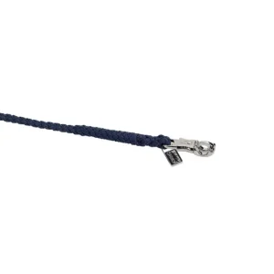 Ausverkauf Eskadron Führstrick mit Panikhaken silber nachtblau