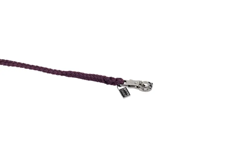 Sale Eskadron Führstrick mit Panikhaken silber blackberry