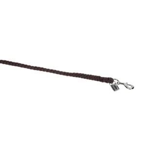 Eskadron Führstrick mit Karabiner silber dunkelbraun Sonderaktion