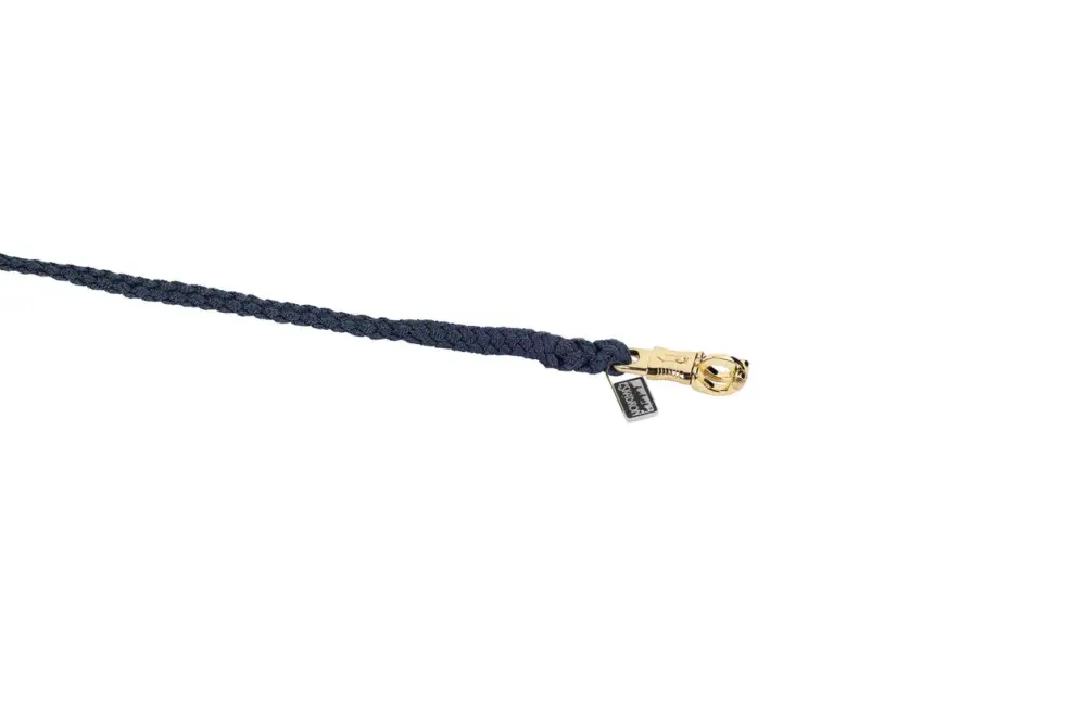 Eskadron Führstrick mit Panikhaken gold nachtblau Sale