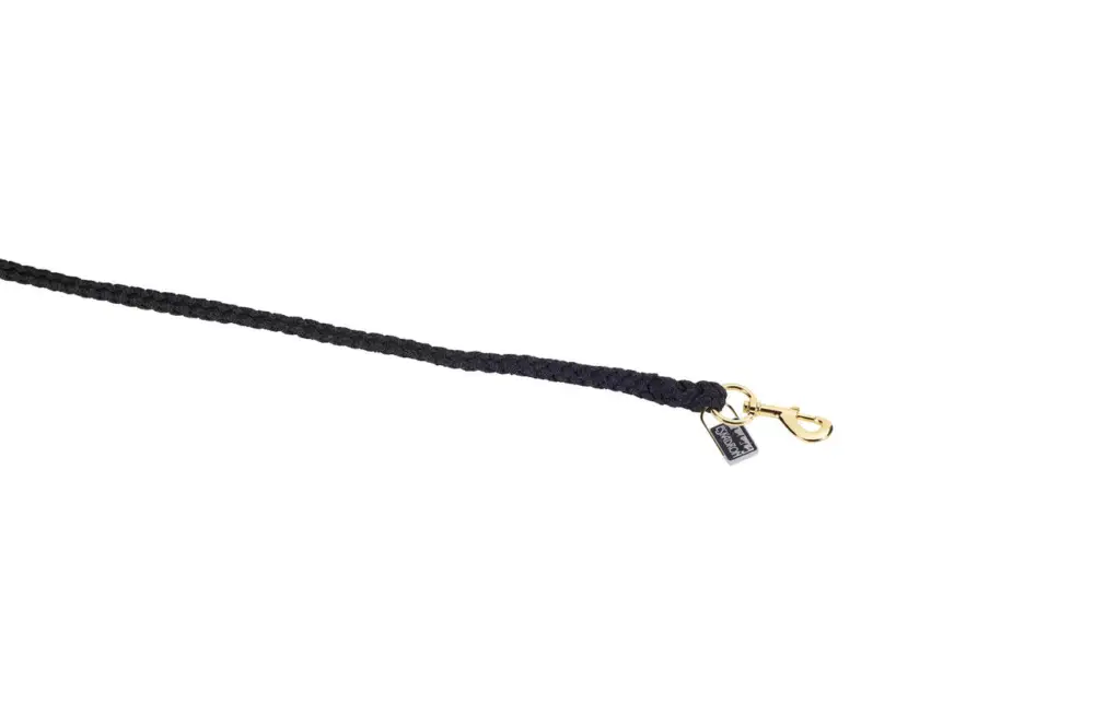 Mega-Angebot Eskadron Führstrick mit Karabiner gold schwarz