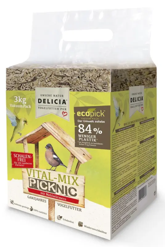 Frunol Delicia Vogelfutter Vital-Mix Picknic 3 kg Letzte Chance