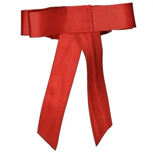 Neue Kollektion Rote Warnschleife mit Klett rot