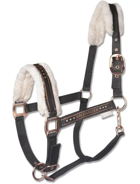 Waldhausen Halfter Elegant black/rosé, Pony Abverkauf