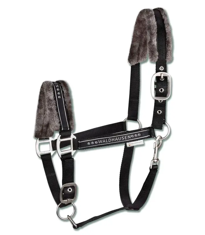 Mega-Angebot Waldhausen Halfter Elegant schwarz, Full = Warmblut