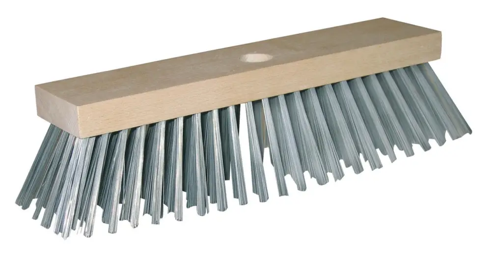 Neue Ware Kerbl Stahldrahtbesen mit Holzrücken 30 cm
