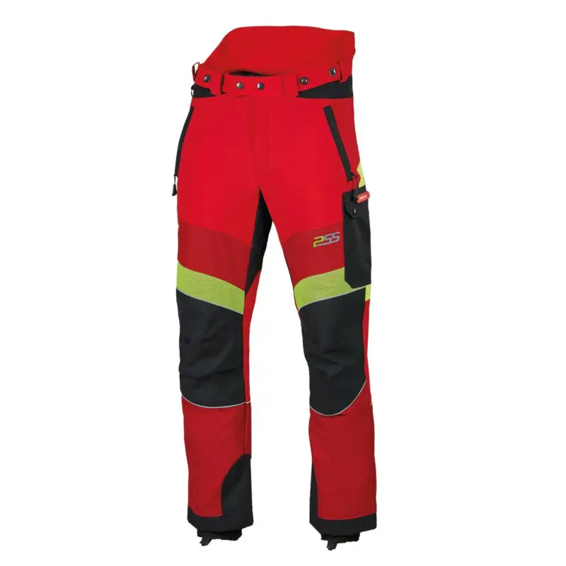 PSS Schnittschutzhose X-treme Breeze rot/gelb, 28 Neuheit
