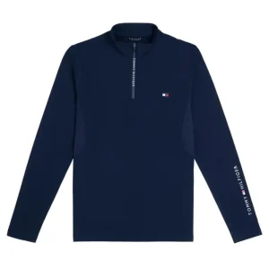 Bestseller Tommy Hilfiger Men 1/4 ZIP Thermo Shirt desert sky, XL