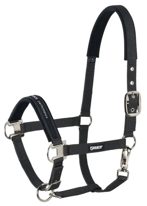Eskadron Halfter Pin Buckle black/silver, X-Full Warmblut extra / Kaltblut Jetzt Bestellen