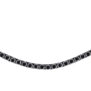 HKM Stirnband Precious schwarz, Warmblut Neue Kollektion