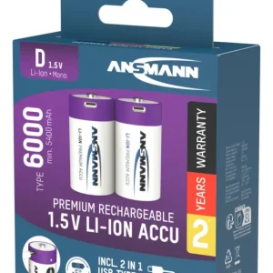 Ansmann Li-Ion Akkus Mono D Preiswert