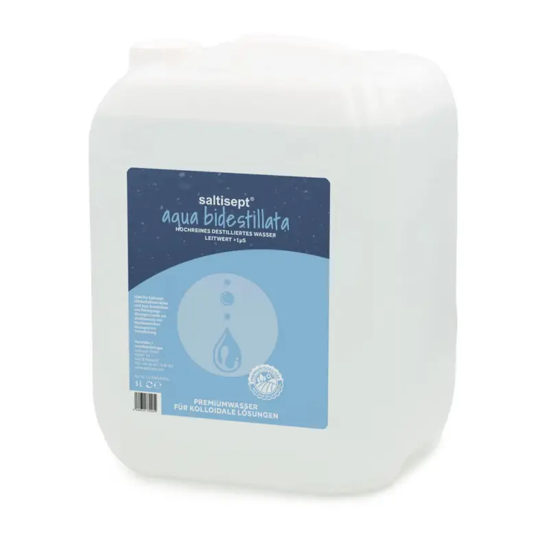 Letzte Chance Saltisept Aqua Bidestillata 5 l