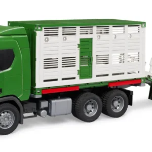 Bruder Scania Super 560R Tiertransport mit Rind Neu
