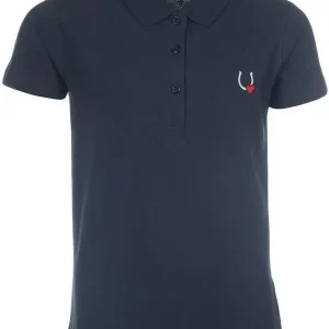 Kracherpreis HKM Poloshirt -Claire- dunkelblau, 110/116