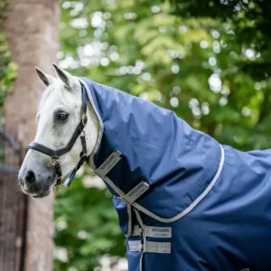 Angebot Horseware Amigo Ripstop 900D Turnout Hood 0g navy/titanium grey, S