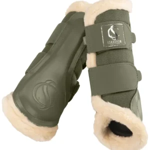 Eskadron Gamaschen MESH FAUXFUR dusty olive, XL Versand Am Gleichen Tag