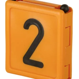 Online Kaufen Kerbl Halsbandnummer DUO, 1-stellig, 6er Pack orange, 2