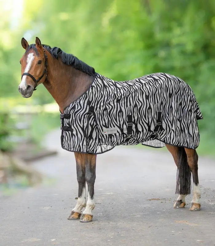 Waldhausen Fliegendecke Zebra schwarz/weiß, 105 cm Nur Für Kurze Zeit