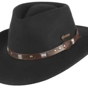 Scippis Wollfilzhut Emerald schwarz, XL Zertifiziert