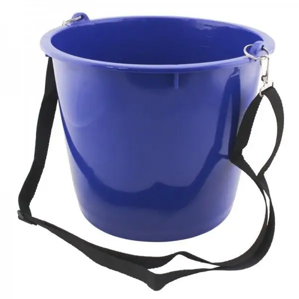Gewa Futtereimer zum Umhängen blau, 12 l Nur Heute
