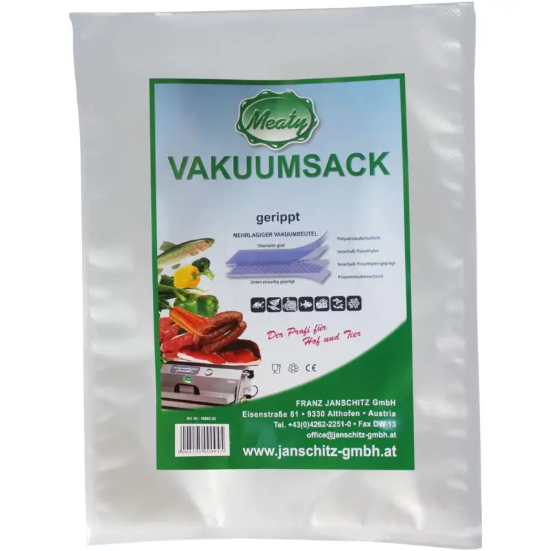 Vakuumsack gerippt 25 x 30 cm - 100 Stk. Meistverkauft