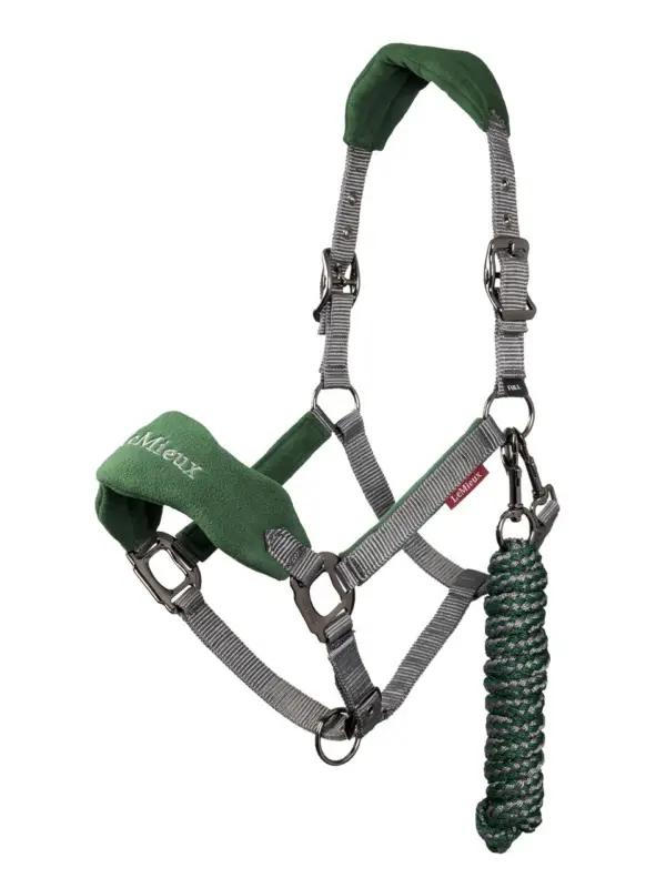 Knallerangebot LeMieux Vogue Halfter & Strick hunter green, Pony
