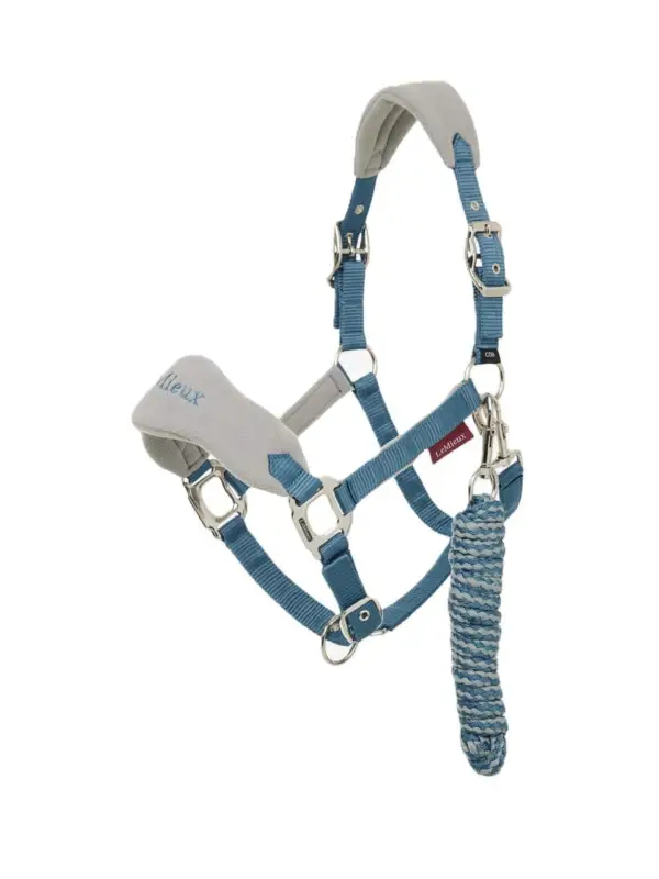 LeMieux Vogue Halfter & Strick ice blue, Cob = Vollblut Preiswert