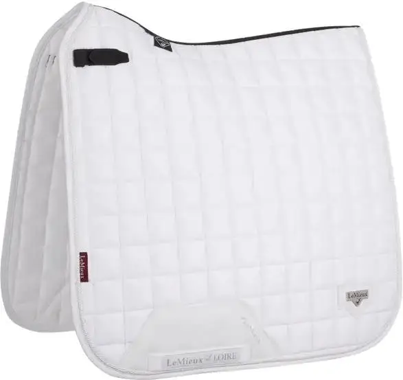 LeMieux Loire Classic Satin Dressage Square weiß, S/M Wochenendangebot