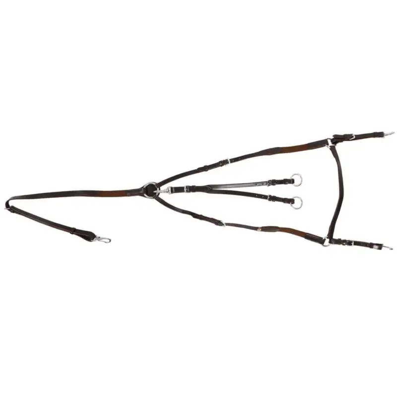 Saisonangebot Hans Melzer Vorderzeug Bad Harzburg braun/silber, X-Full Warmblut extra / Kaltblut