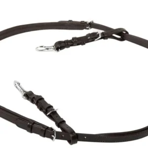 Super-Preis Hans Melzer Halsriemen braun/silber, Pony