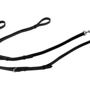 Hans Melzer Ausbindezügel schwarz/silber, Pony Sichere Zahlung