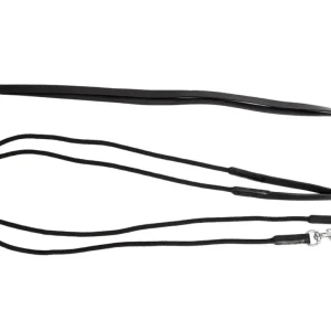 Hans Melzer Schlaufzügel schwarz/silber, Pony Top-Seller
