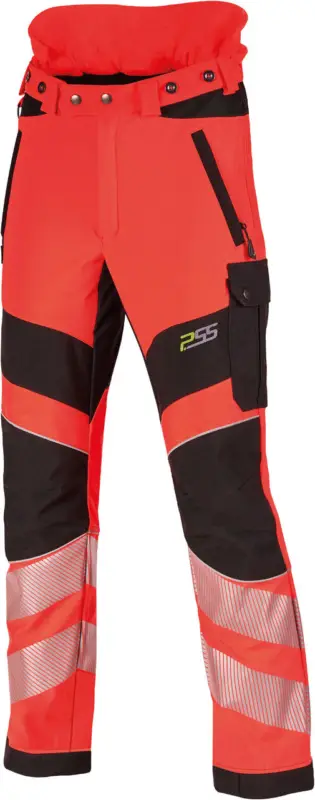 PSS Schnittschutzhose X-treme Breeze EN20471 neonrot, 25 Neue Kollektion