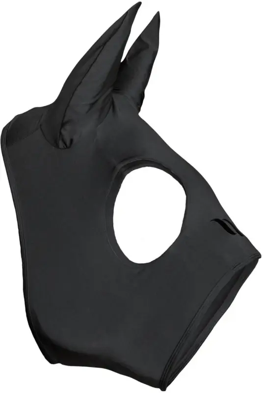Back on Track "Spirit" Calming Maske mit Ohren schwarz, Full = Warmblut Geprüft