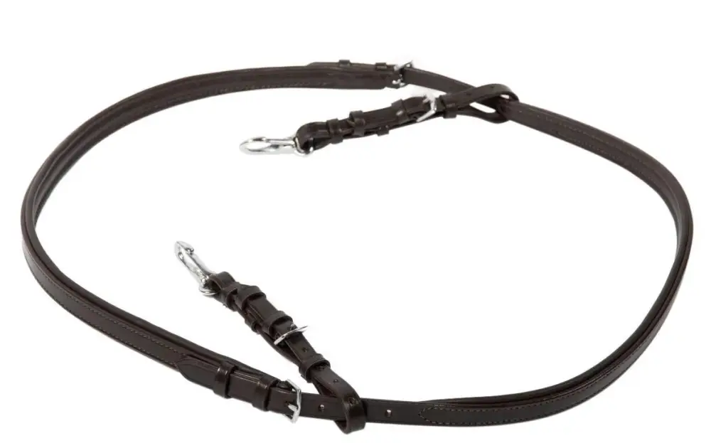 Knallerangebot Hans Melzer Halsriemen braun/silber, Cob/Full