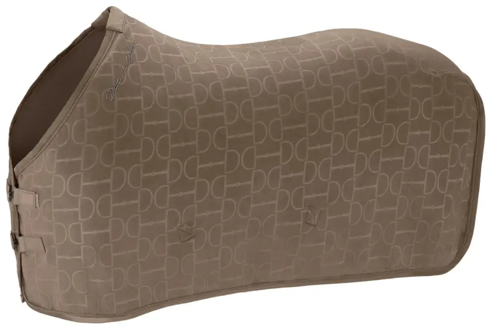 Eskadron Abschwitzdecke FLEECE STAMP BIT smoky taupe, M Neue Ware