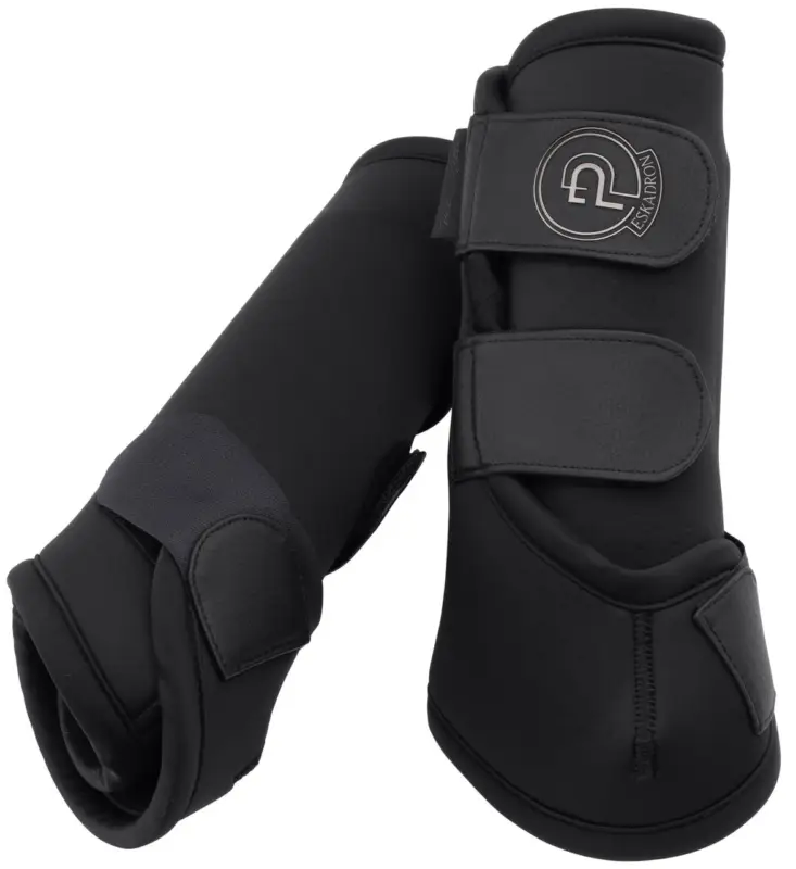 Finale Aktion Eskadron Gamaschen PRO DRESSAGE FRONT black, Pony