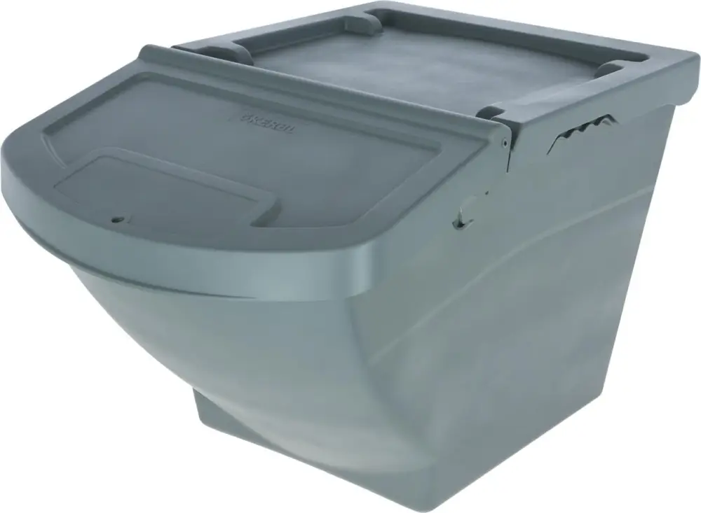 Online Kaufen Kerbl Futterbox stapelbar grau, 40 l