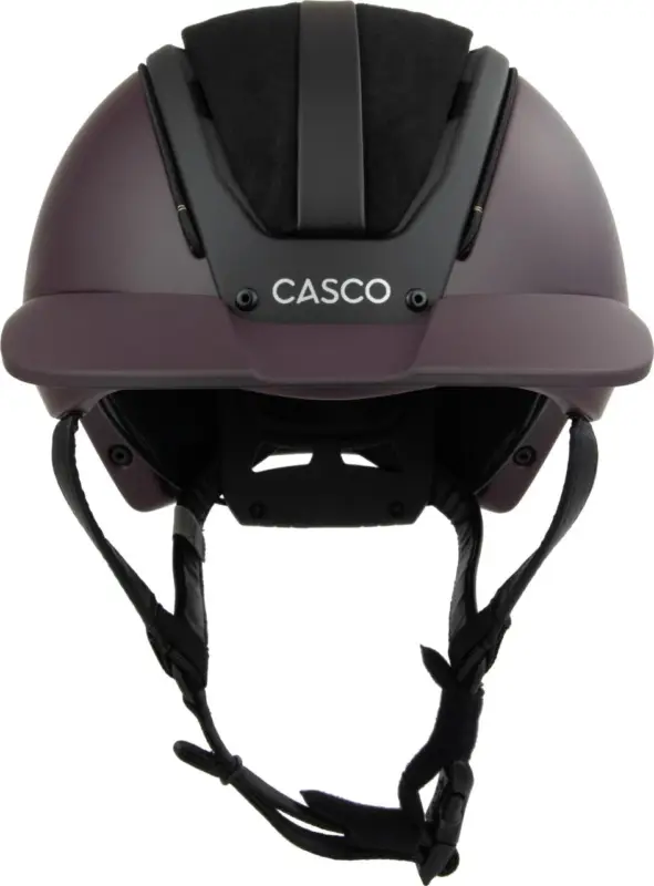 Casco 2025 Reithelm Duell One Finesse Weinrot gesteppt, L (58-60cm) Preisknaller
