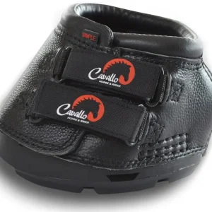Zertifiziert Cavallo Hufschuh Simple SLIM, Paar schwarz, 1
